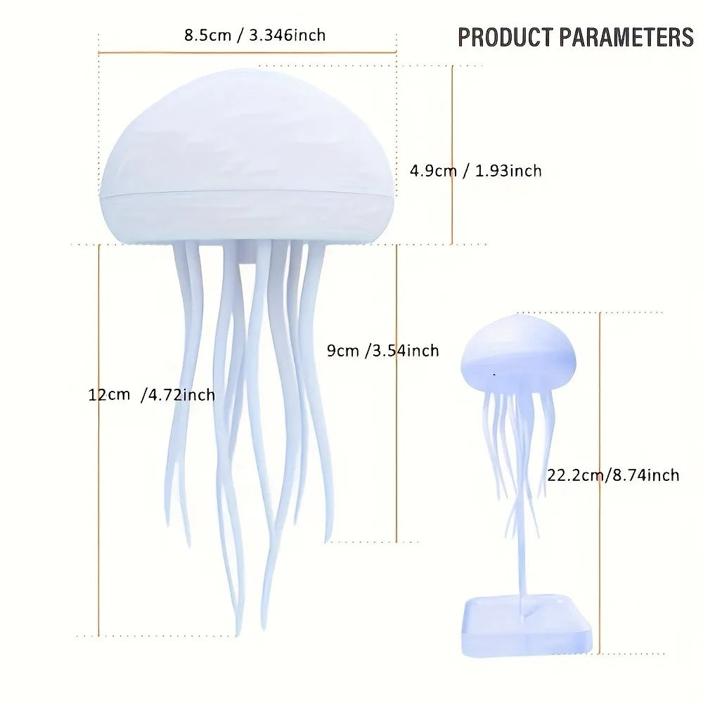 Bionic Jellyfish Night Light,USB Rechargeable