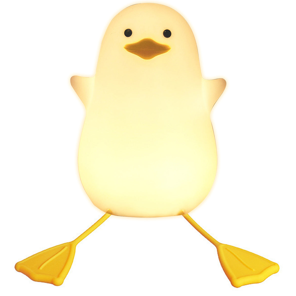 Cute happy  Duckling silicone Lamp