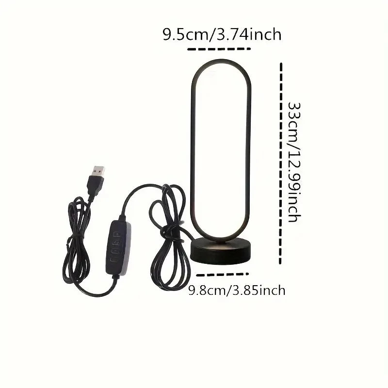 1Pcs Table lamp Bedroom Ring Table lamp