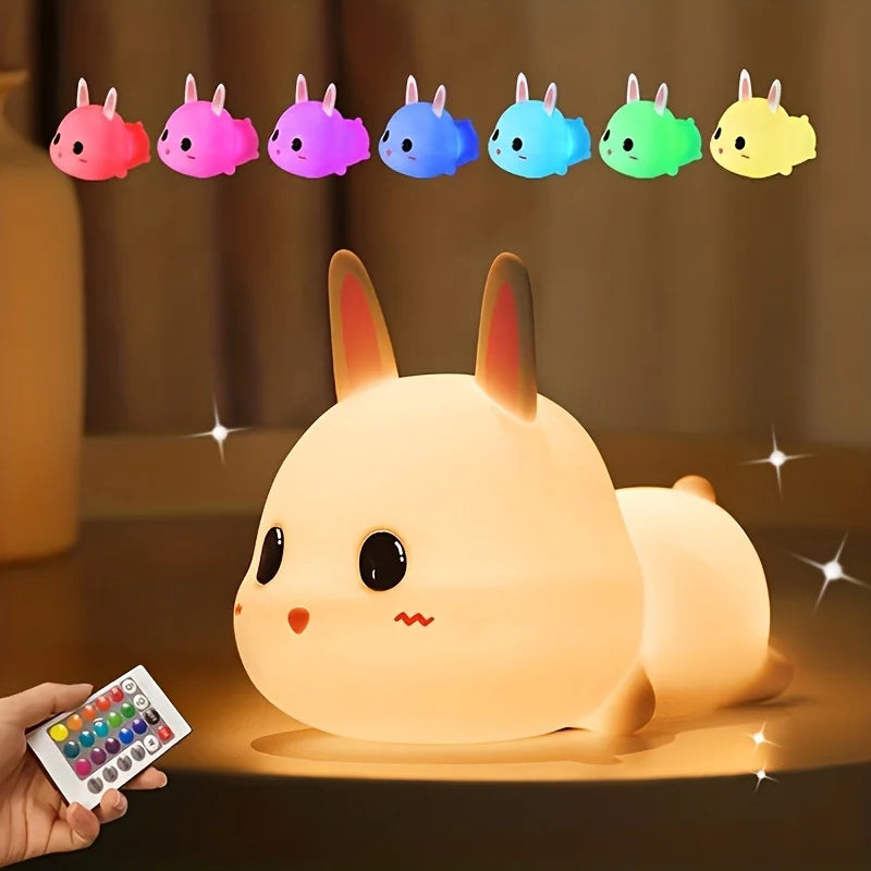 Cute Rabbit Silicone Lamp