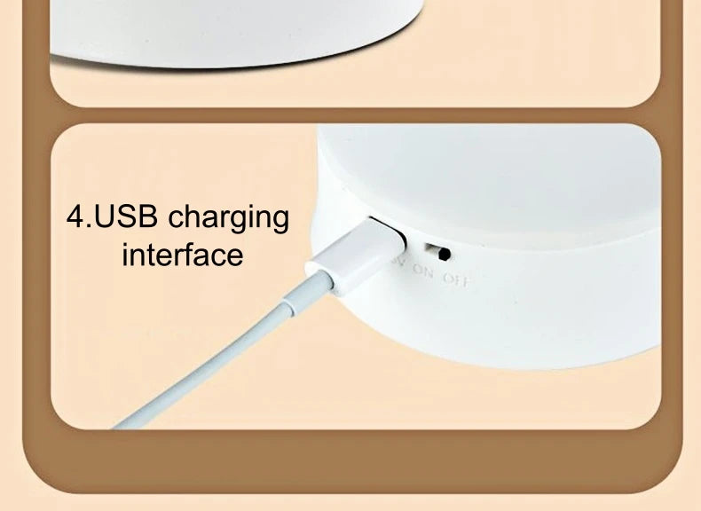 Bedside Led Night Lights Dimmable USB Powered Charging