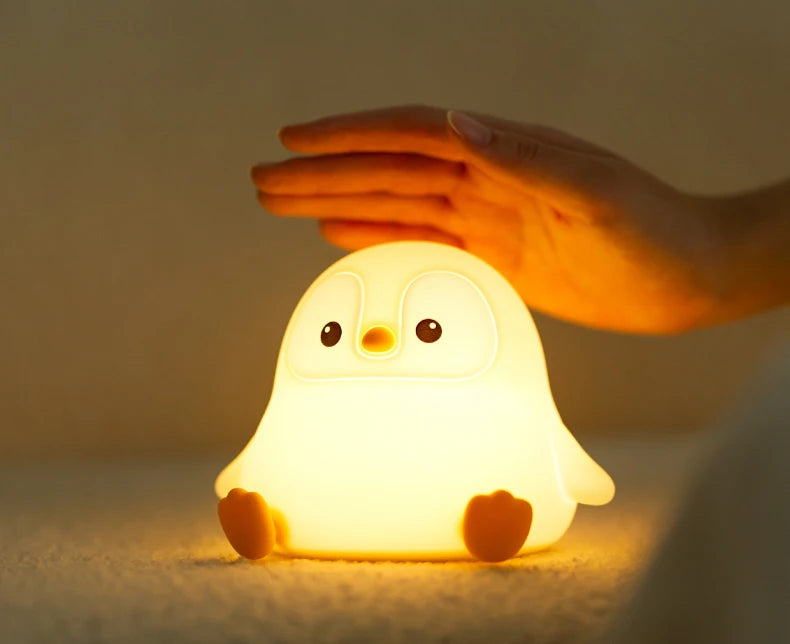 Cute Penguin squishy lamp