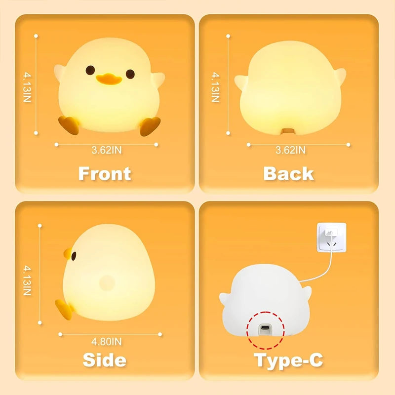 Baby Ducky Silicone Lamp