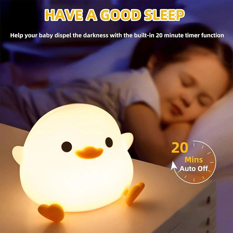 Baby Ducky Silicone Lamp