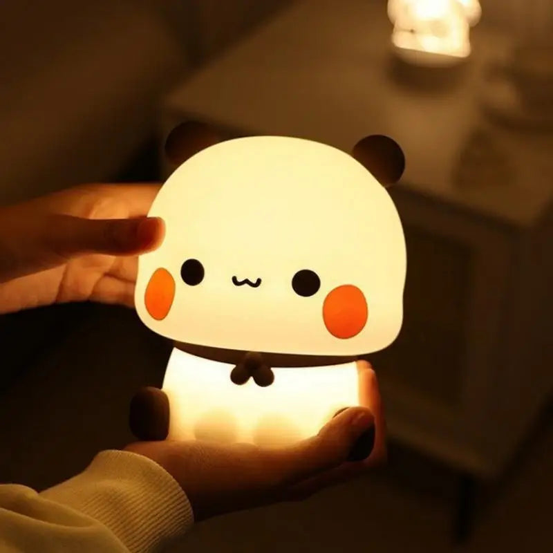 Cute Panda Night Light Squishy Lamp