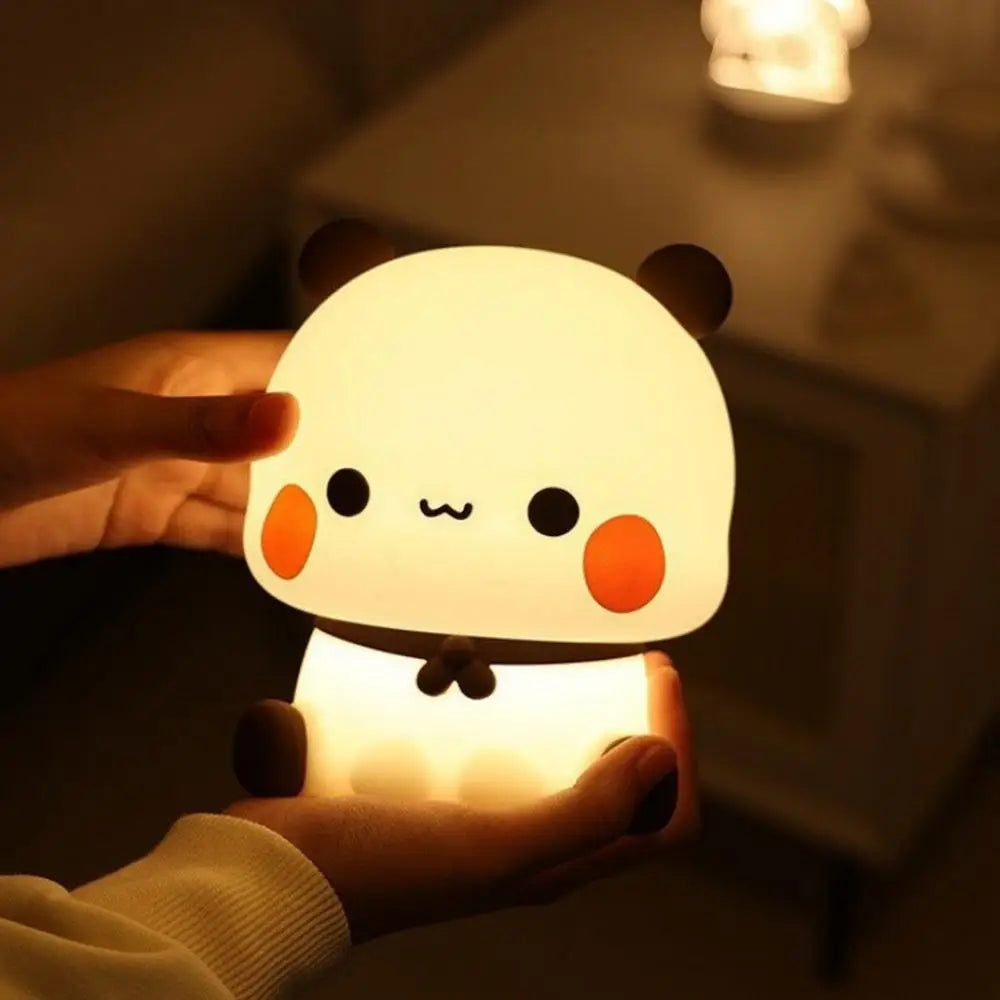 Cute Panda Night Light Squishy Lamp