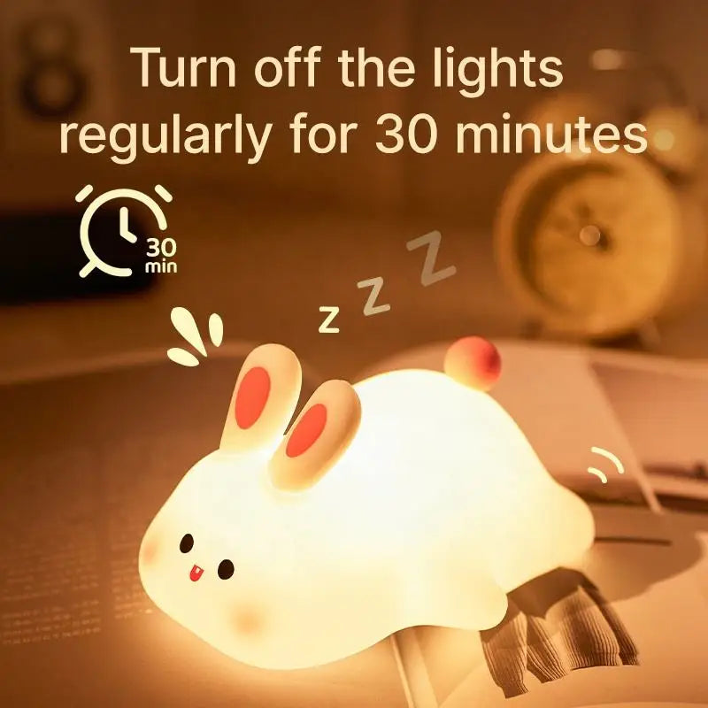 Cute Rabbit Night Light squishy lamp