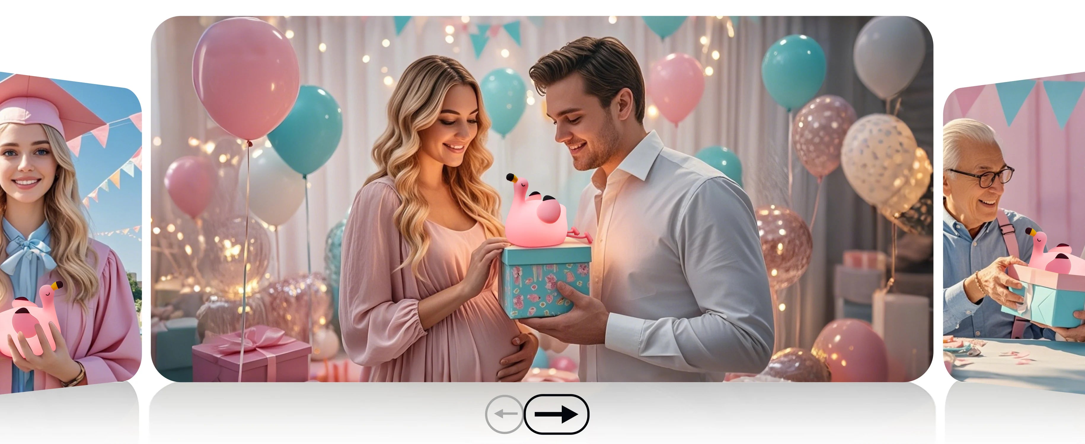 Cute Flamingo Squishy Lamp