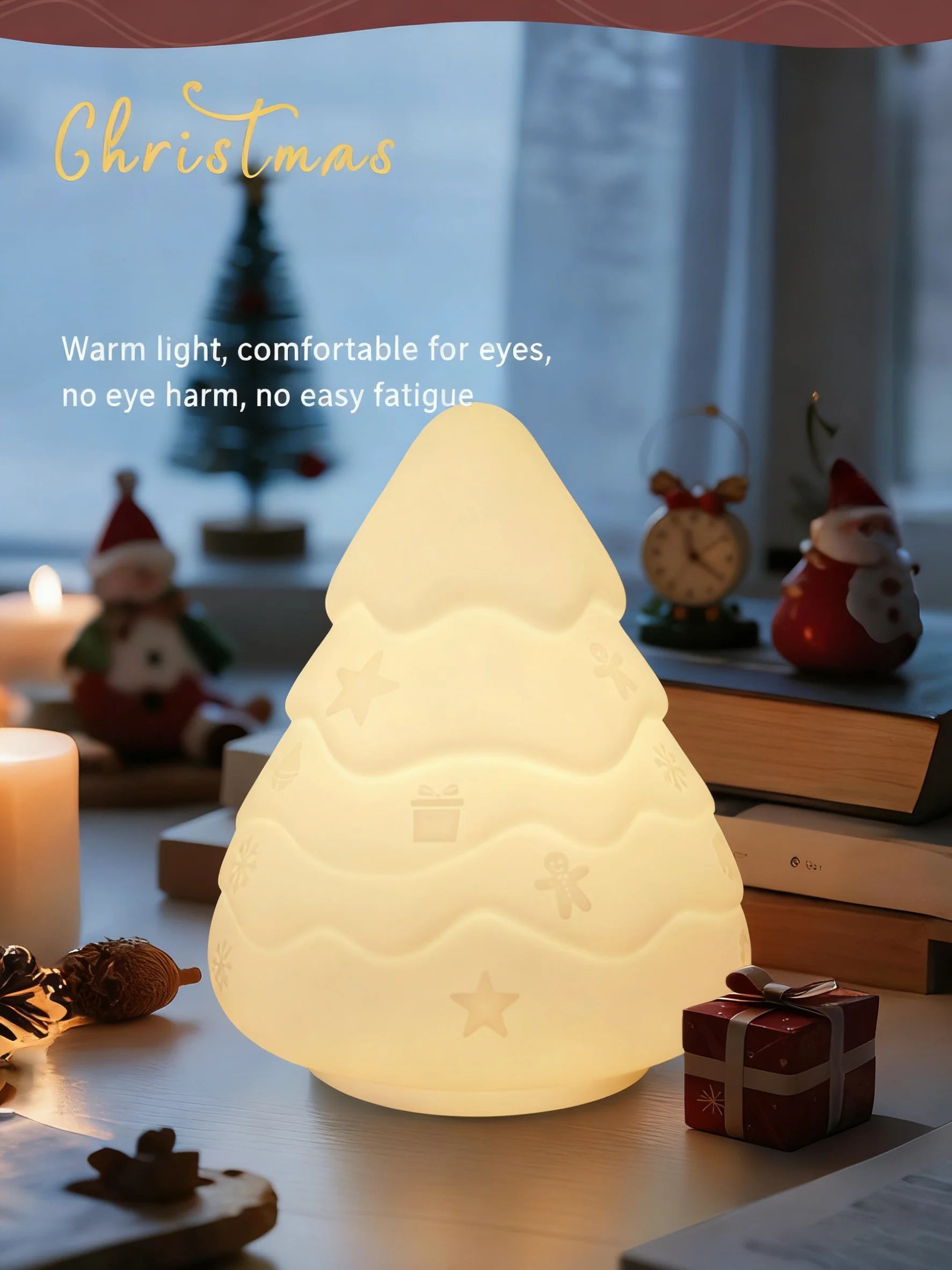 Snowman Night Light squishy silicone lamp
