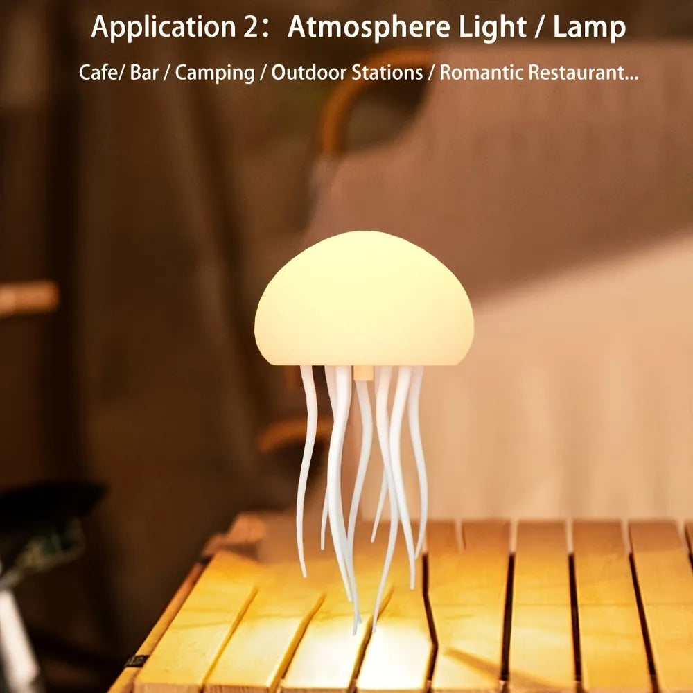 Bionic Jellyfish Night Light,USB Rechargeable