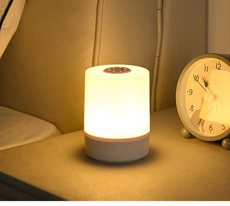 Led Night Lights Bedside Dimmable Charging Desktop Night Lamps