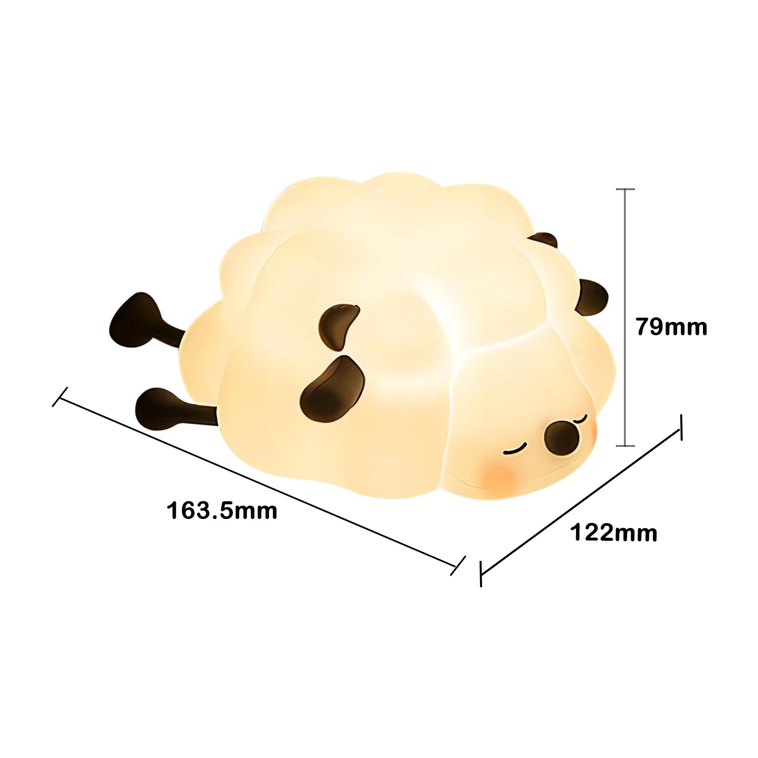 Cute panda Silicone lamp