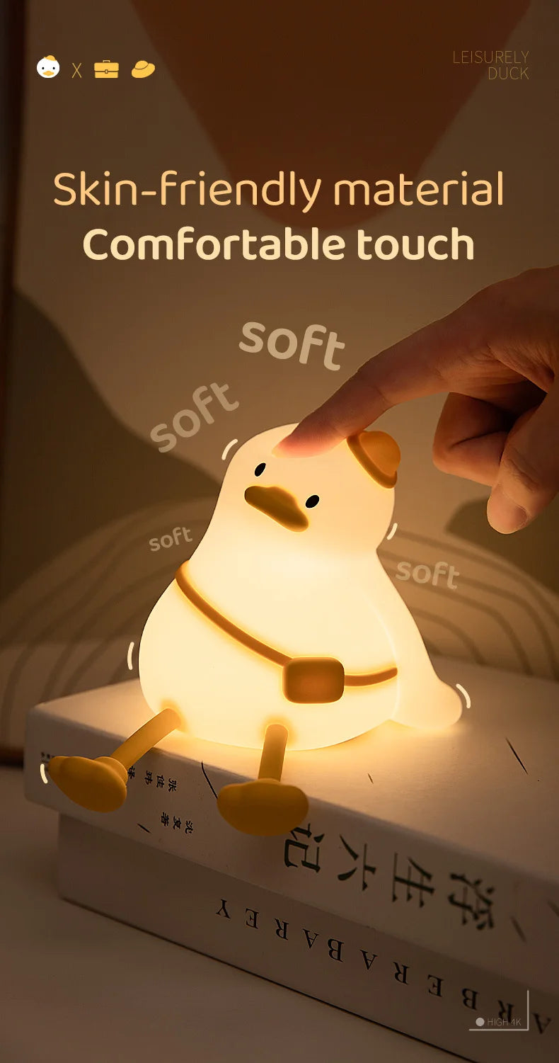 Simulated Duck Silicone Lamp