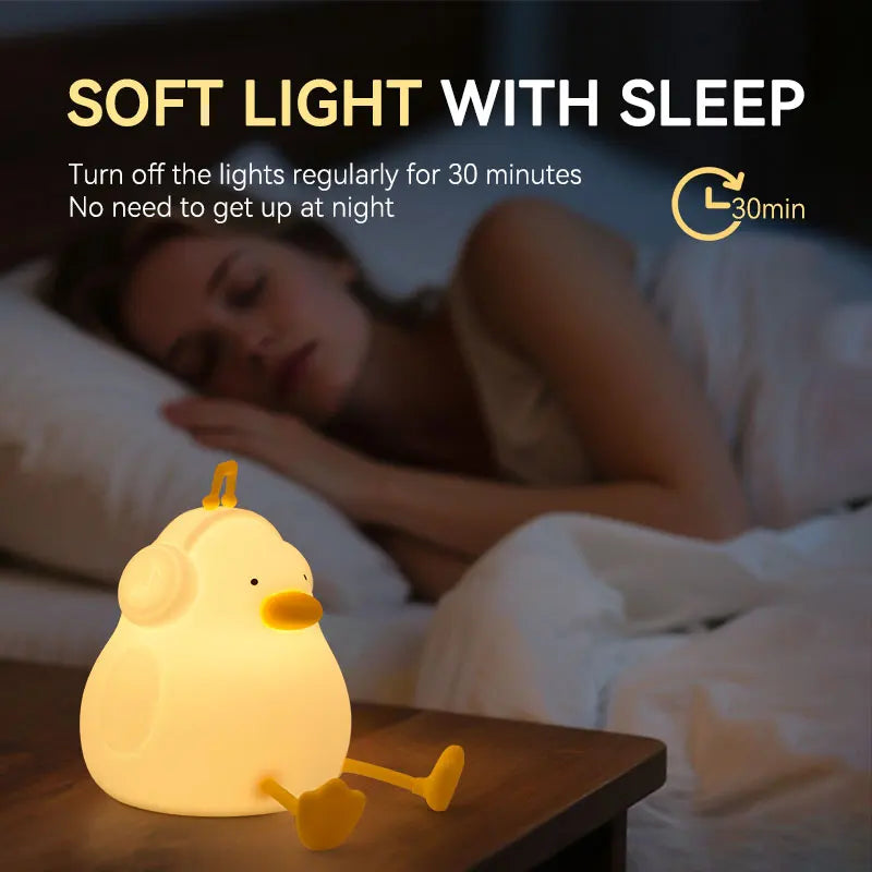Duckling Night Light, squishy lamp