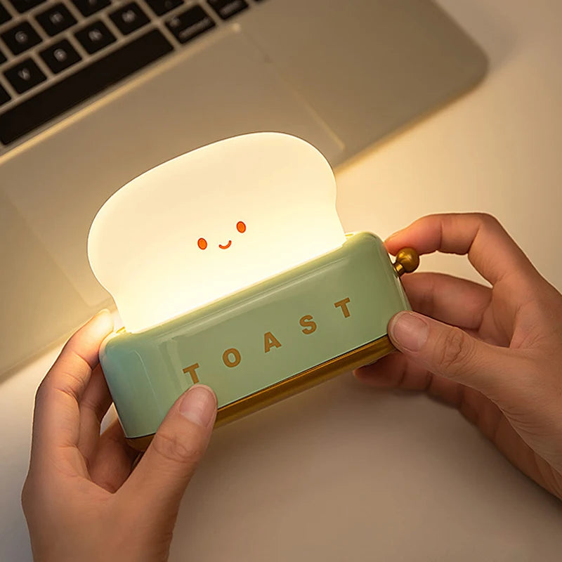 Cute Smile Face Toaster Night Light