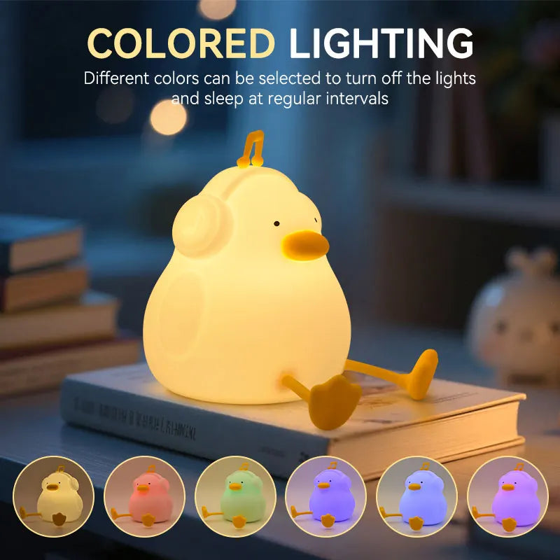 Duckling Night Light, squishy lamp