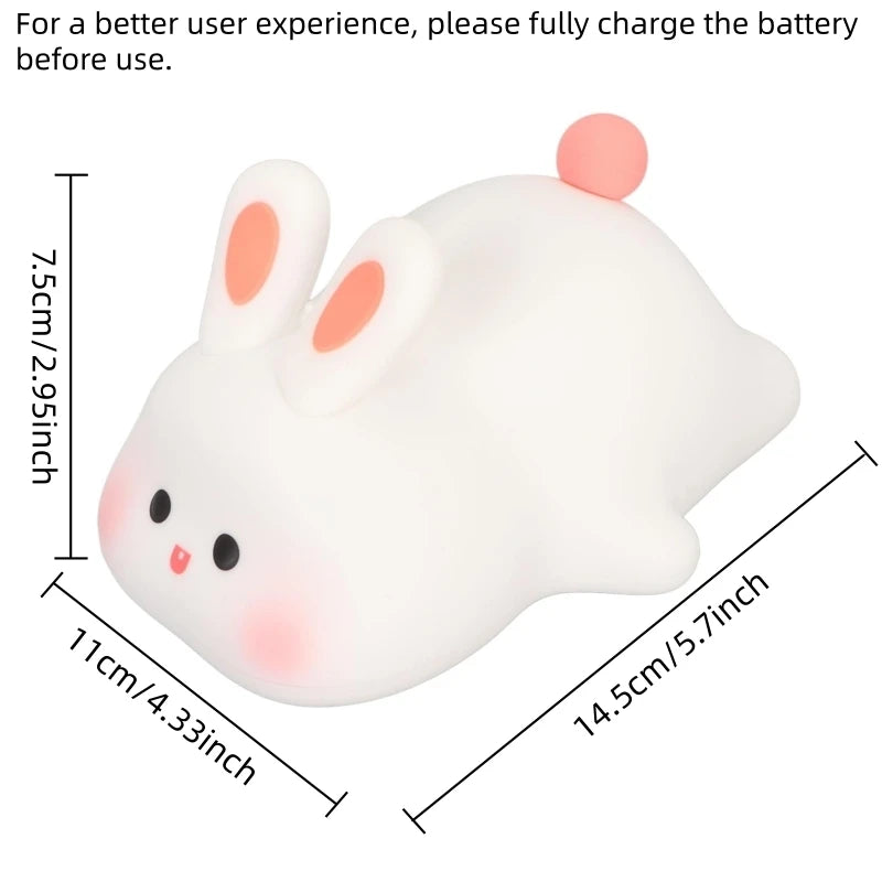 Cute Rabbit Night Light squishy lamp