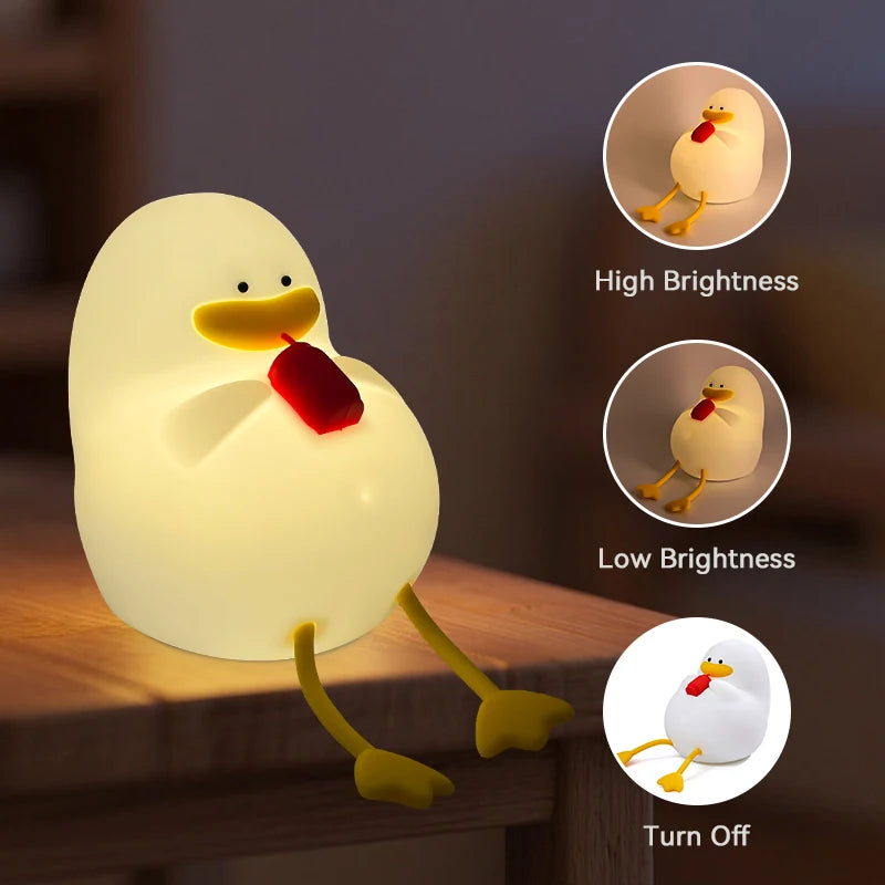 Lume Duck silicone lamp