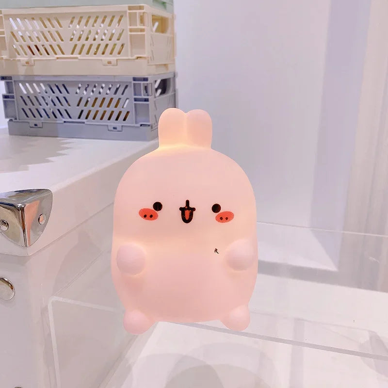 Rabbit Night Light squishy silicone lamp