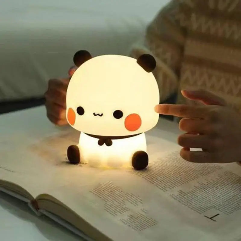 Cute Panda Night Light Squishy Lamp