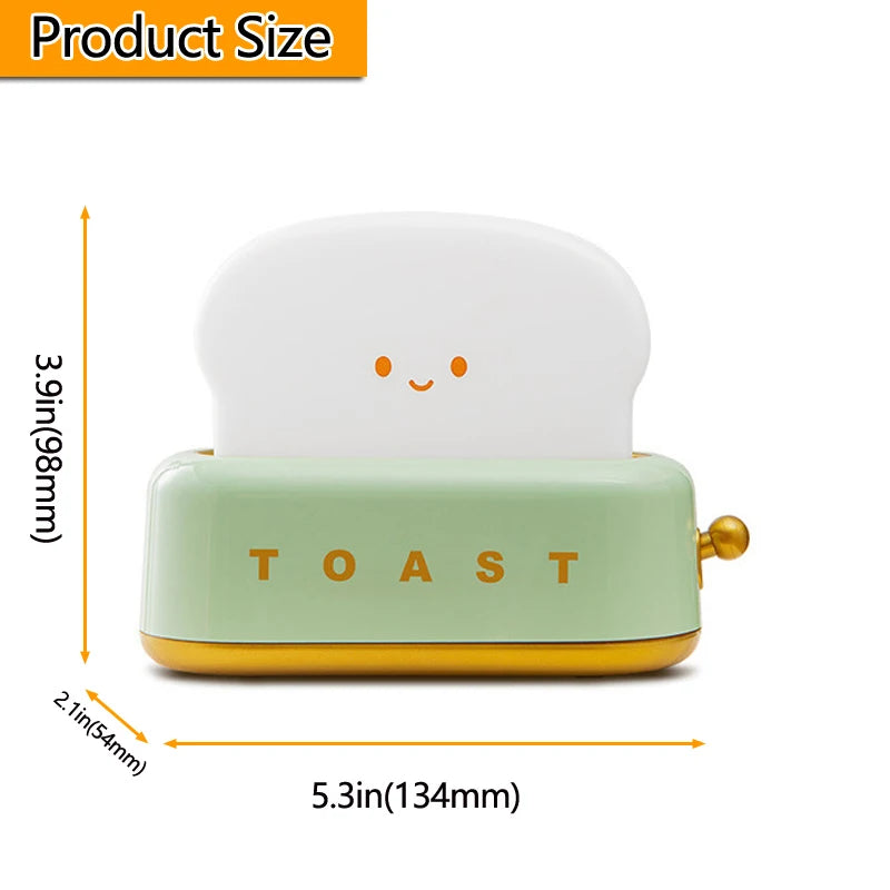 Cute Smile Face Toaster Night Light