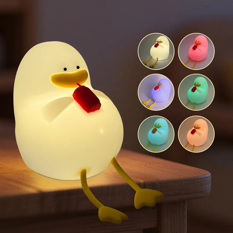 Lume Duck silicone lamp