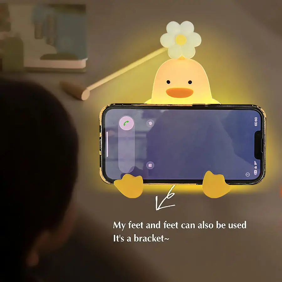 Flower Ducky Silicone Lamp