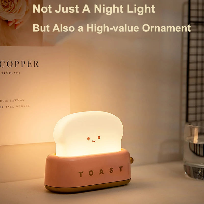 Cute Smile Face Toaster Night Light