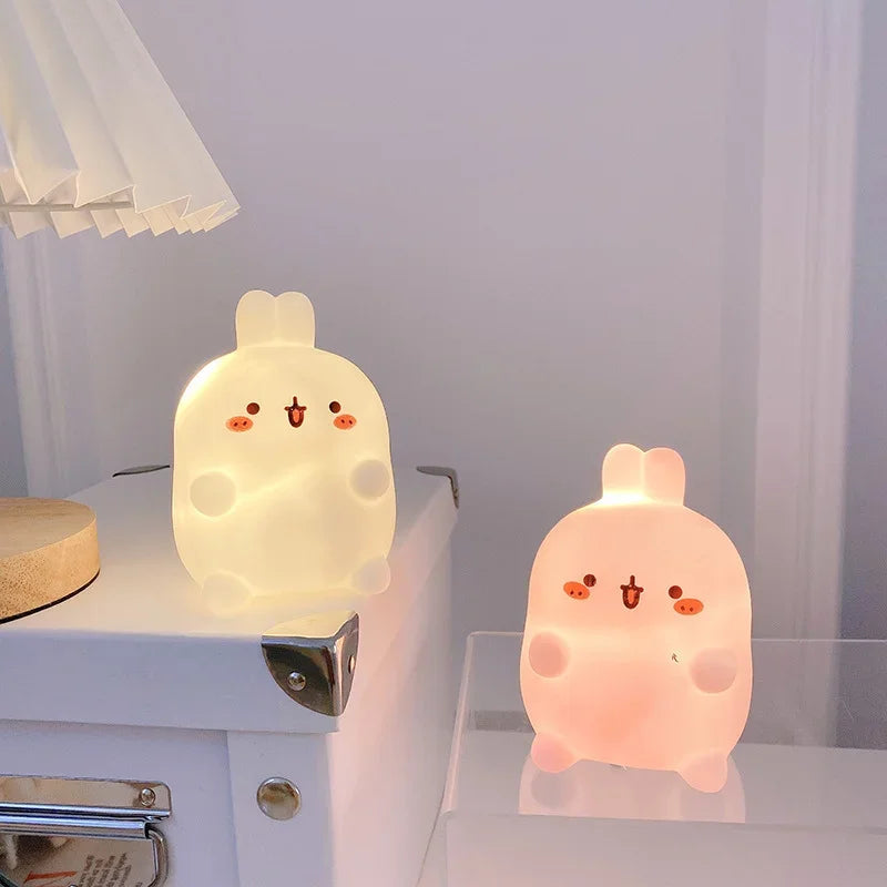 Rabbit Night Light squishy silicone lamp