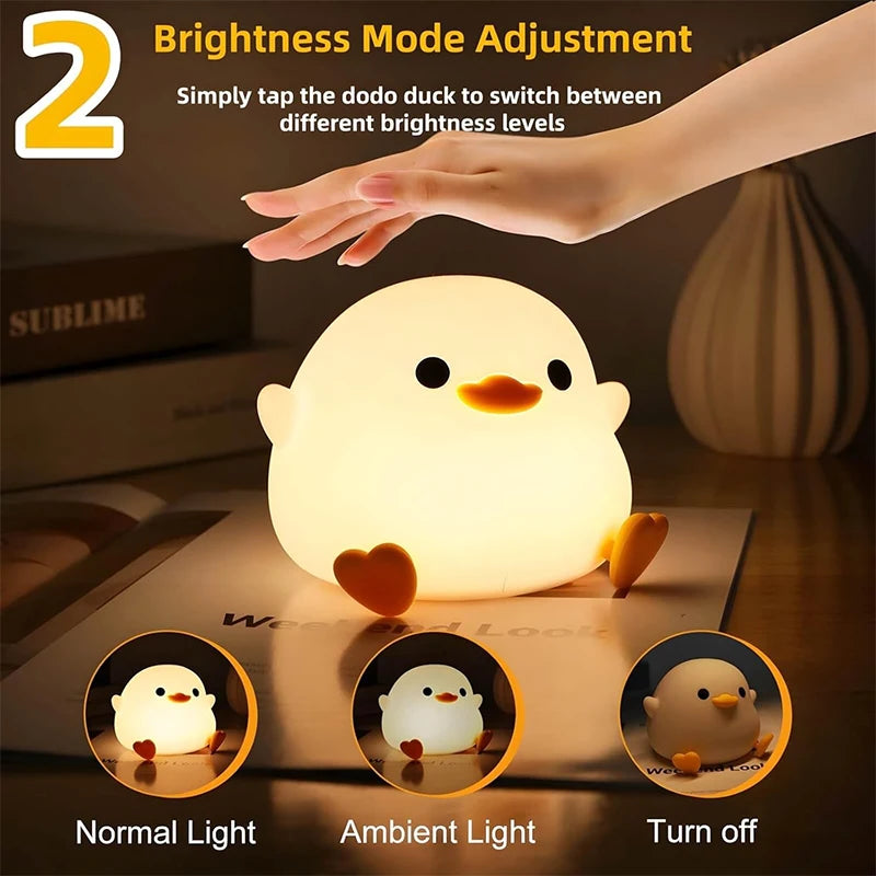Baby Ducky Silicone Lamp