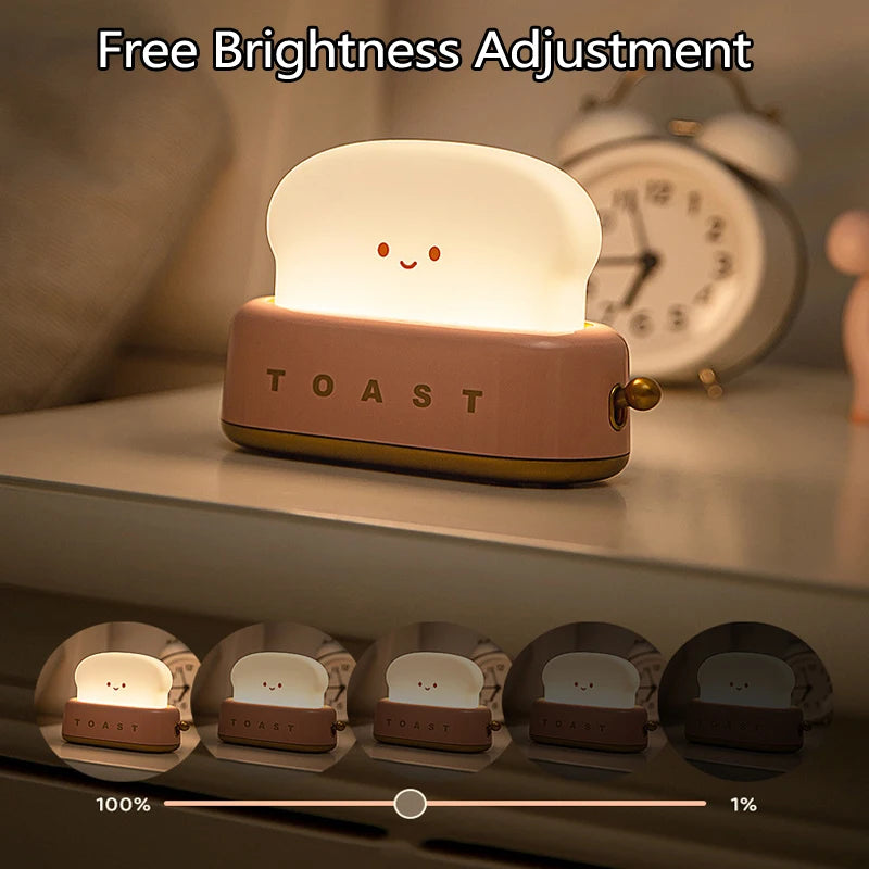Cute Smile Face Toaster Night Light