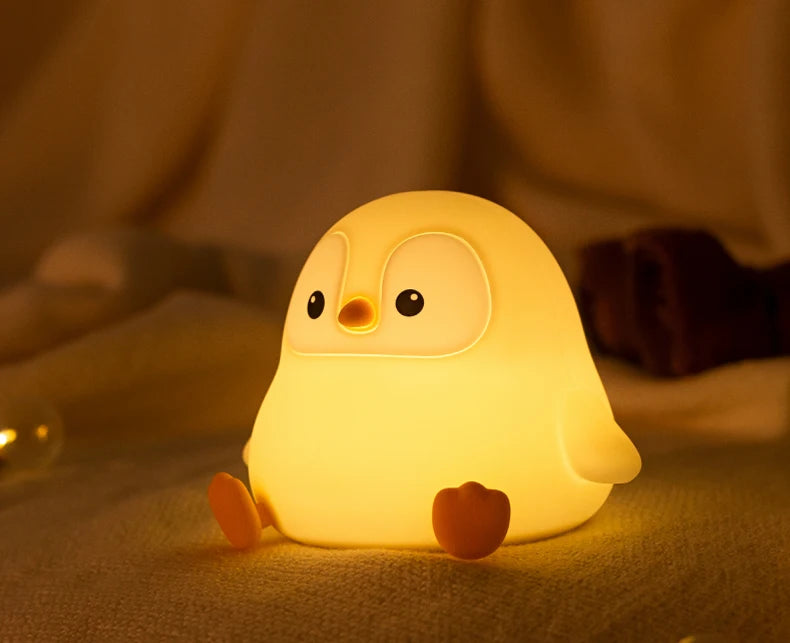 Cute Penguin squishy lamp
