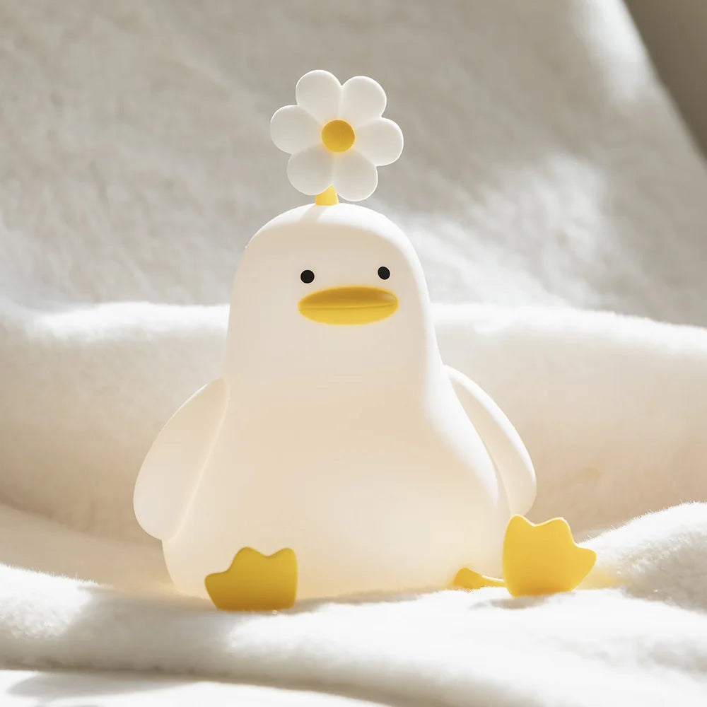 Flower Ducky Silicone Lamp