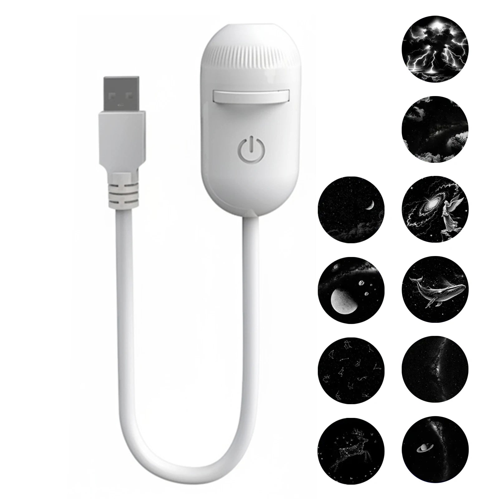2-in-1 USB Ambient Light For Large Range Projection