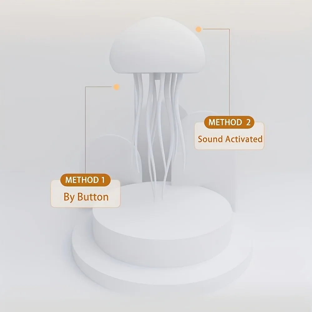 Bionic Jellyfish Night Light,USB Rechargeable