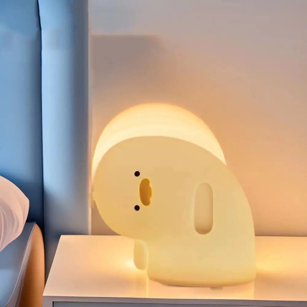 lazy ducky silicone lamp