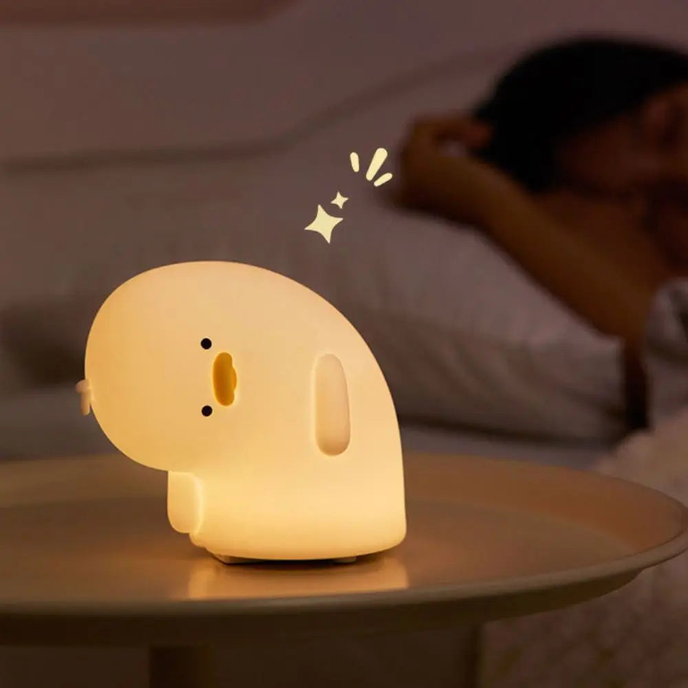 lazy ducky silicone lamp