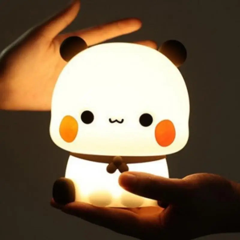 Cute Panda Night Light Squishy Lamp