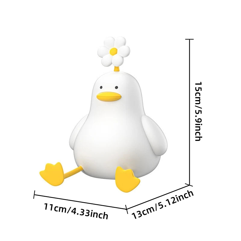 Flower Ducky Silicone Lamp