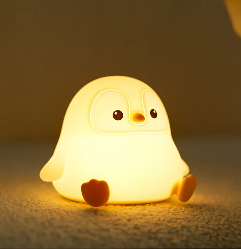 Cute Penguin squishy lamp