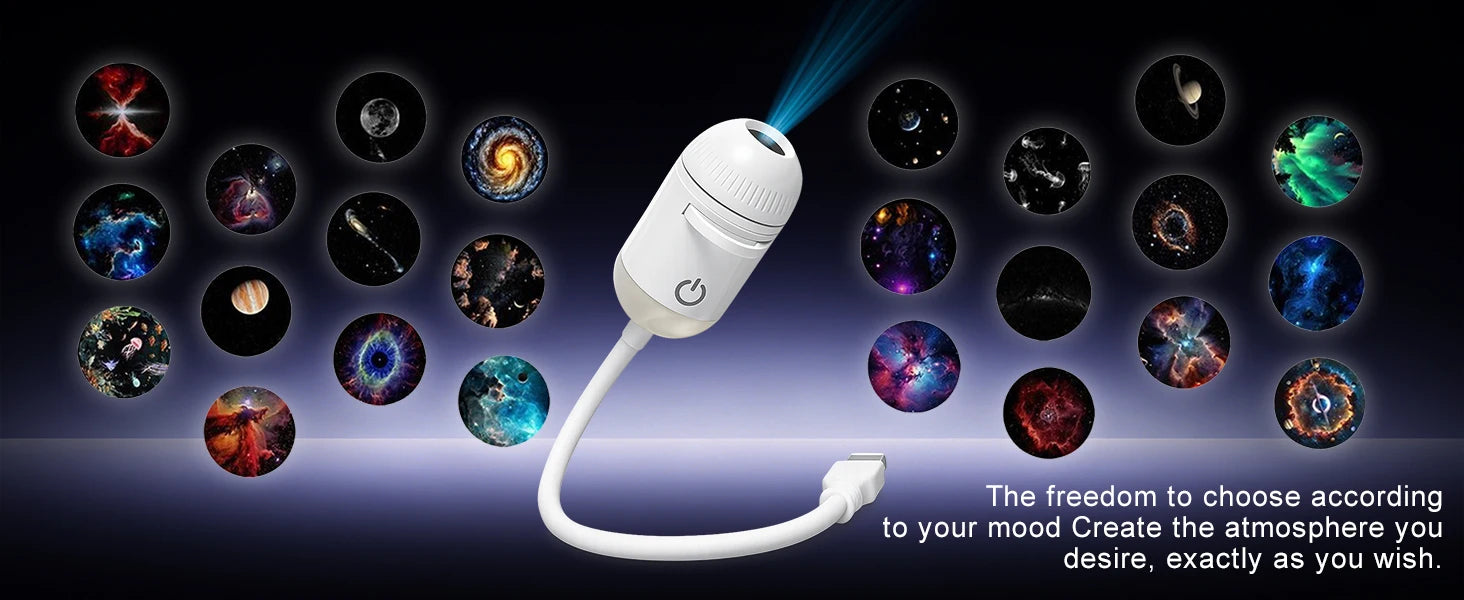 2-in-1 USB Ambient Light For Large Range Projection