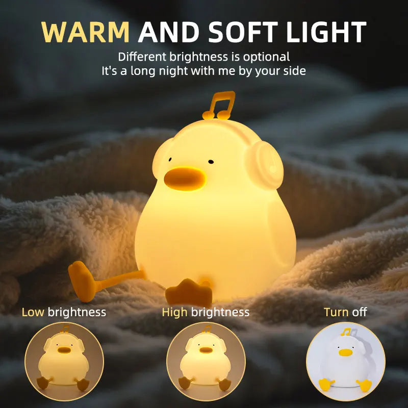 Duckling Night Light, squishy lamp