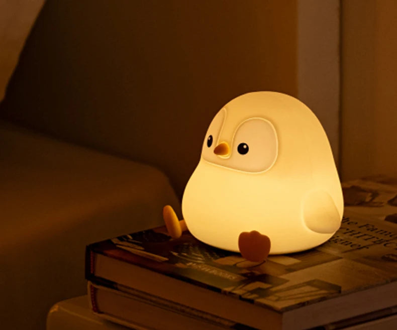 Cute Penguin squishy lamp