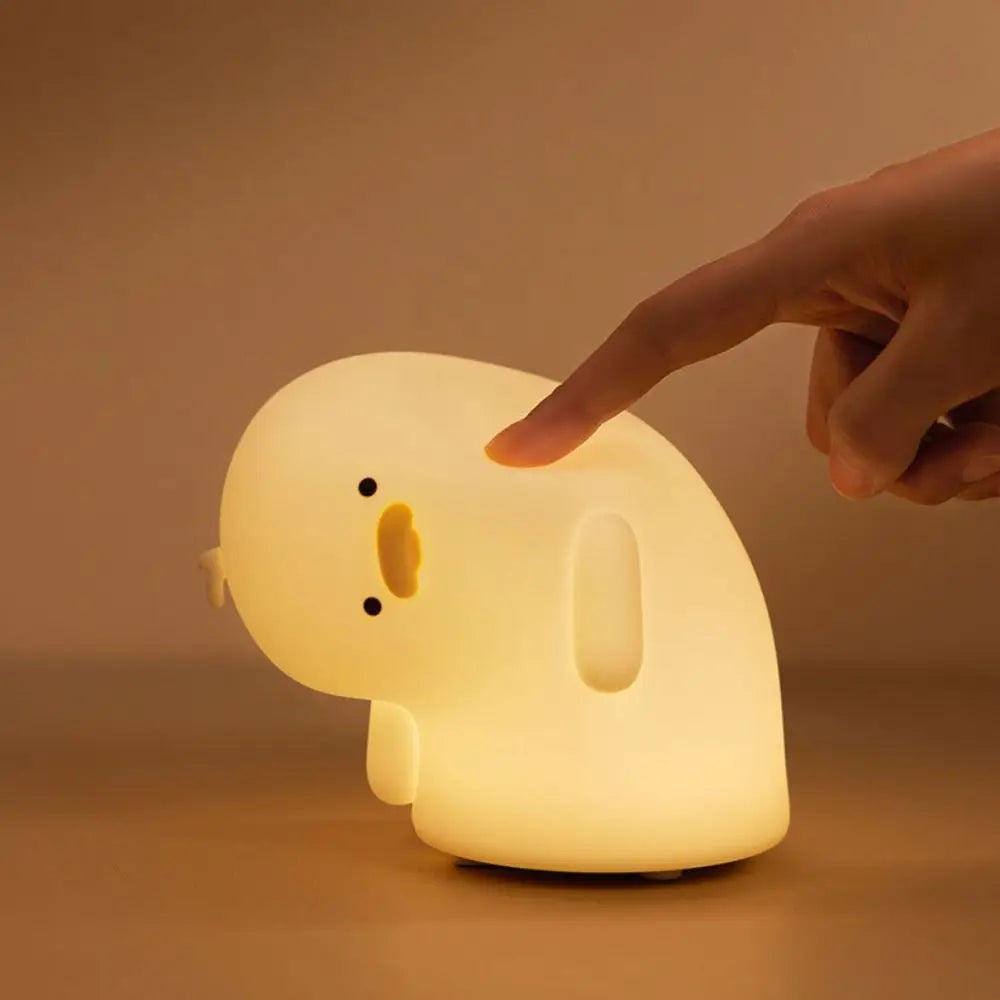 lazy ducky silicone lamp