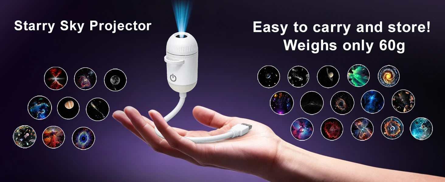 2-in-1 USB Ambient Light For Large Range Projection