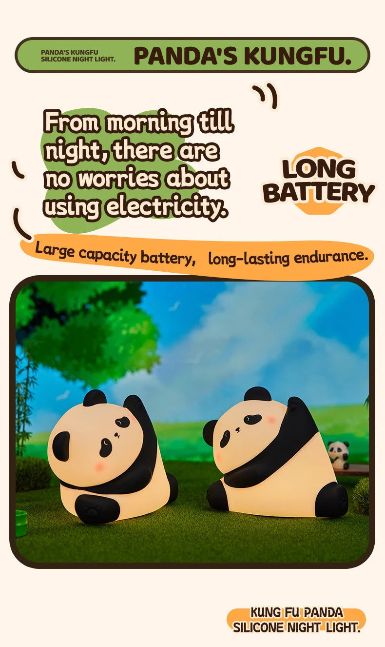 Cute Panda Squishy Lamp