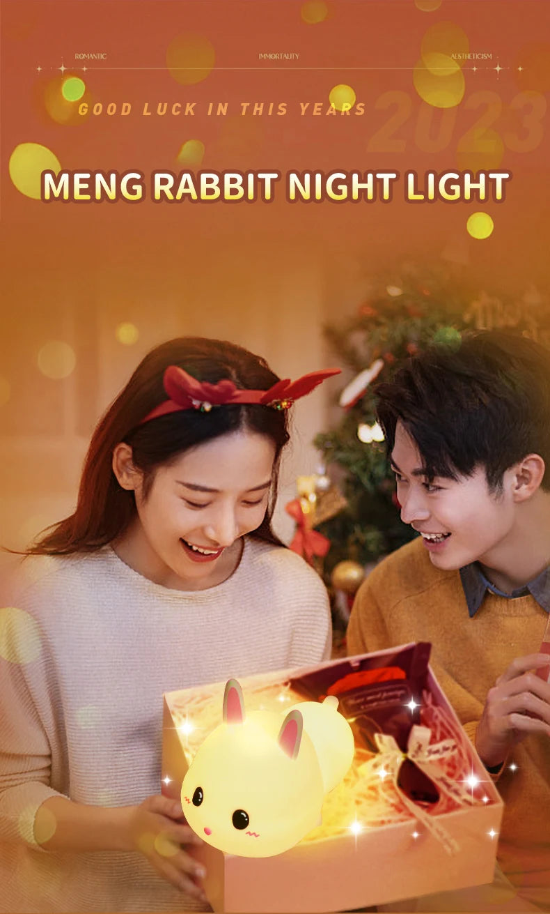 Cute Rabbit Silicone Lamp