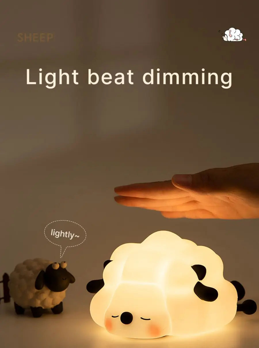 Cute panda Silicone lamp