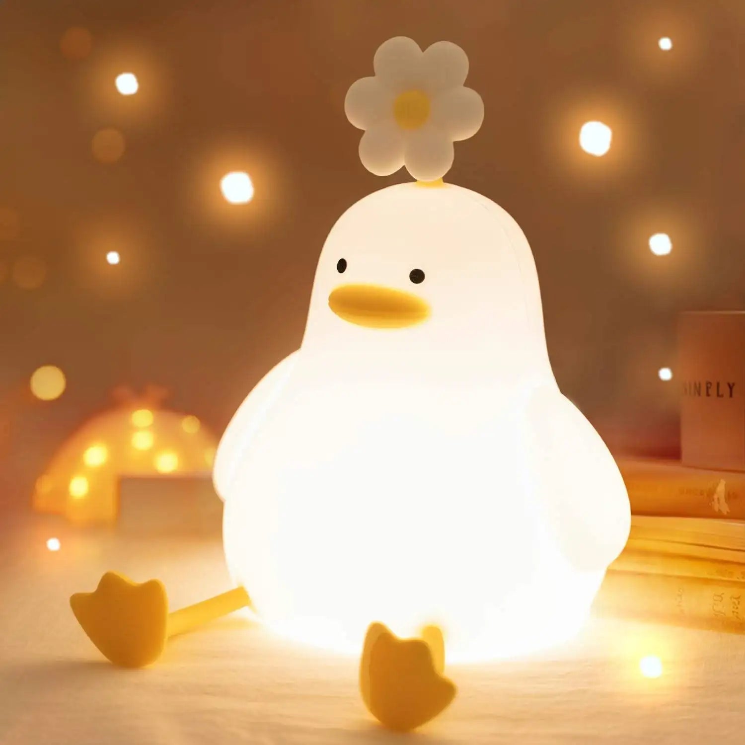 Flower Ducky Silicone Lamp