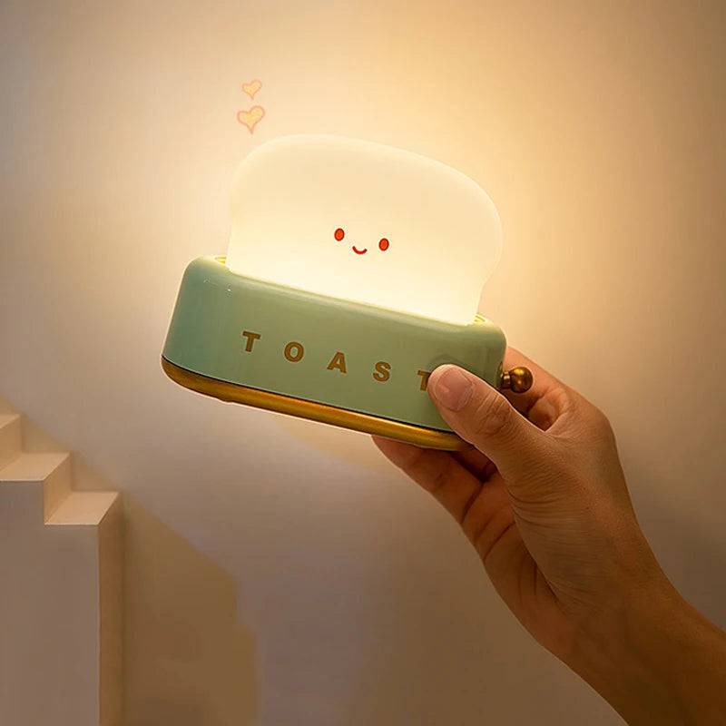 Cute Smile Face Toaster Night Light